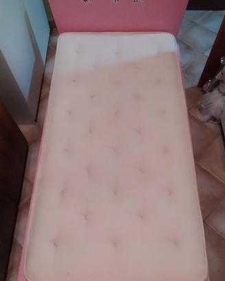 LETTO SINGOLO BAMBINA ROSA
