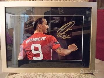 Quadro Ibrahimovic con firma olografata