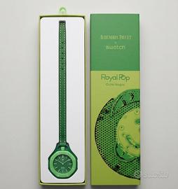 Orologio Swatch x AP Royal Pop “Ocho Negro” Verde
