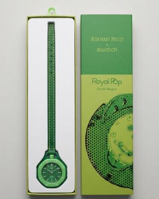 Orologio Swatch x AP Royal Pop “Ocho Negro” Verde