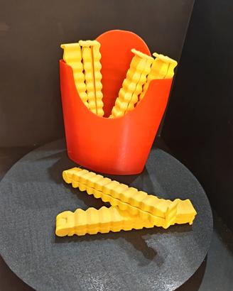 Clip chiudibuste 3D - Set da 6