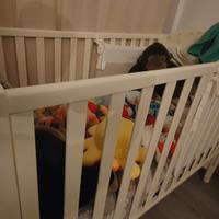 Lettino Nanan Tato in legno con parabordi