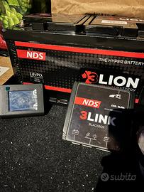 Kit batteria litio camper NDS L-100B 100Ah + 3LINK