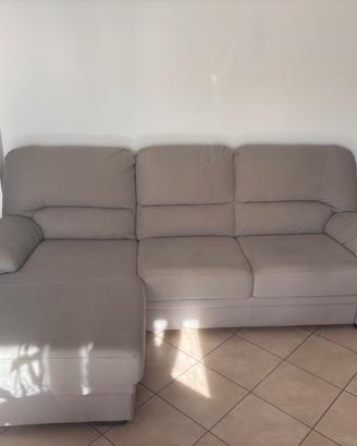 Divano letto angolare con penisola