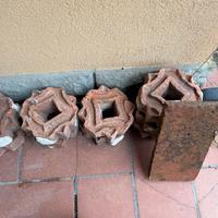 Mattoni in cotto rosoni