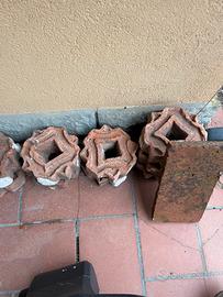 Mattoni in cotto rosoni