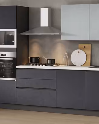 Cucina con gola elettrodomestici compresi cucina