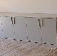 MOBILE SOGGIONO PORTA TV CREDENZA 6 ANTE 270CM