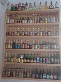 Grande collezione mignon liquori e whisky vintage 