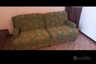 2 Divano letto con cuscini sfoderabili
