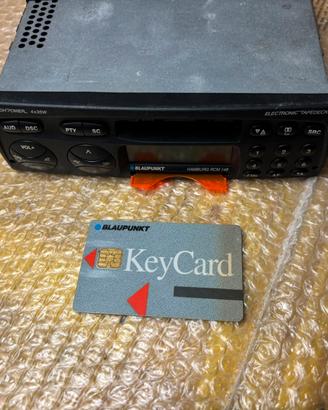 Autoradio vintage Blaupunkt con KeyCard