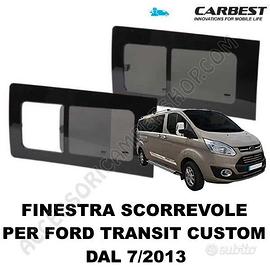 FINESTRA SCORREVOLE IN VETRO CARBEST PER FORD TRAN