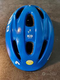 casco bici blu taglia M