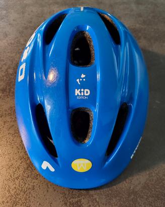 casco bici blu taglia M