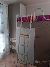 Cameretta a ponte con 2 letti