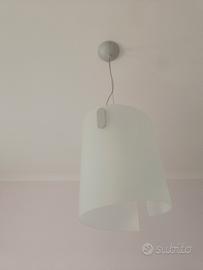 lampadario e lumini in vetro 