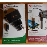 Cavo Aux  audio music cable Cellular Line