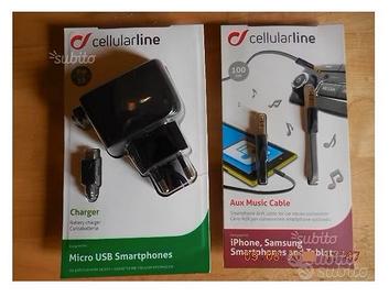Cavo Aux  audio music cable Cellular Line