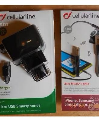 Cavo Aux  audio music cable Cellular Line