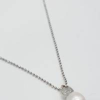 COD.821.25 COLLANA E CIONDOLO PERLA IN ORO 18K 750