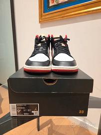Air Jordan 1 Mid Gym Red Black White (554724-122)