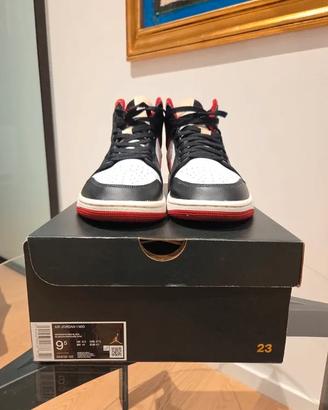 Air Jordan 1 Mid Gym Red Black White (554724-122)