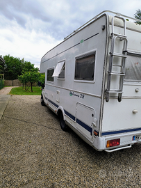 Camper mansardato 6 posti