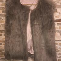 Giubbotto in pelliccia ecologica