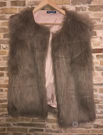 Giubbotto in pelliccia ecologica