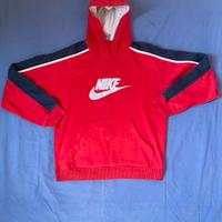 Felpa Nike Vintage  Rossa Center Swoosh Boxy Faded