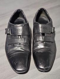 Originali Hugo Boss Scarpe Monk in pelle