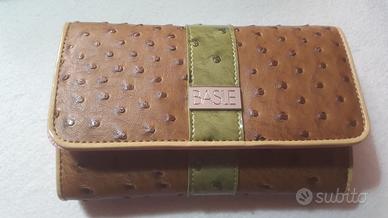 Portafoglio GAUDI piccolo in pelle di struzzo