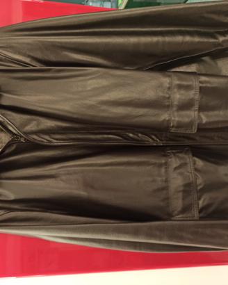 Giaccone pelle vintage per moto