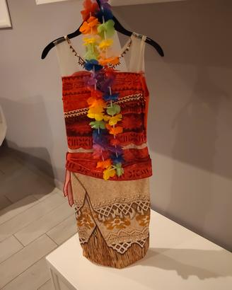 vestito Vaiana disney