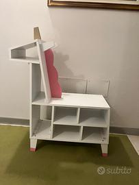 Libreria porta oggetti cameretta, bambini