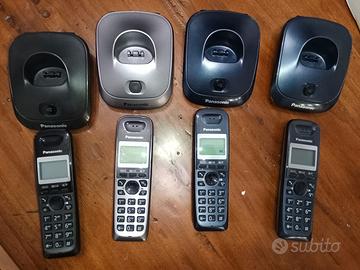 Telefono cordless Panasonic 4 pezzi