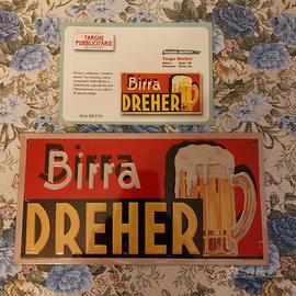 Insegna pubblicitare Birra Dreher