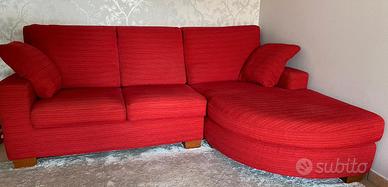 divano 3 posti con penisola 