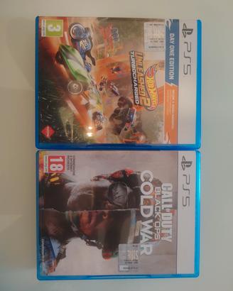 Call Of Duty & Hot Wheels Unleashed2 PS5
