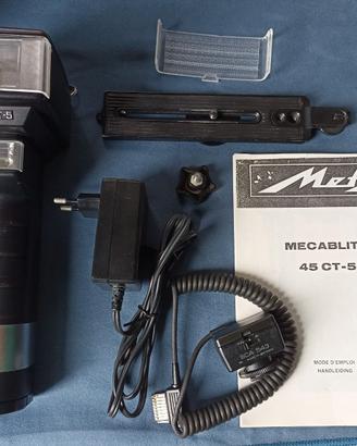 Flash a torcia Metz Mecablitz 45 CT-5 con accessor