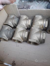 valvole per idraulica in bronzo