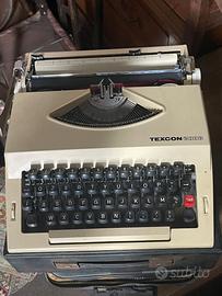 macchina da scrivere vintage anni 70 texcon 2002