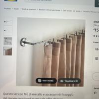 Filo per tende IKEA