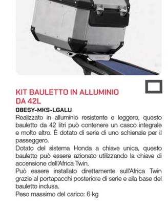 Kit bauletto