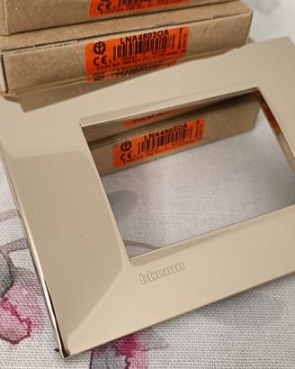 BTicino living light placca oro