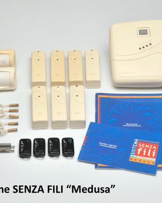 Allarme Fraccarro MEDUSA kit completo funzionante