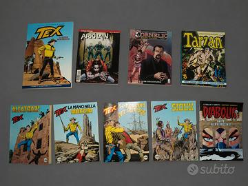 Lotto fumetti Tex,Arkan,Cornelio,Tarzan Diabolik 