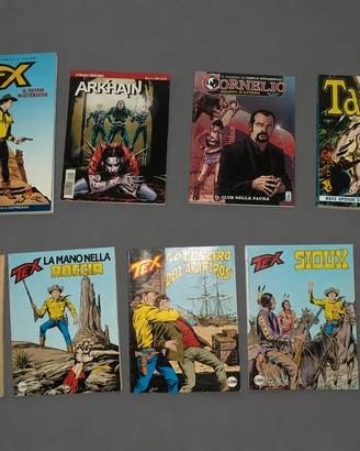 Lotto fumetti Tex,Arkan,Cornelio,Tarzan Diabolik 