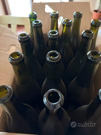15 bottiglie con tappi in sughero ( omaggio )