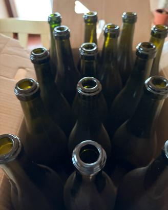 15 bottiglie con tappi in sughero ( omaggio )